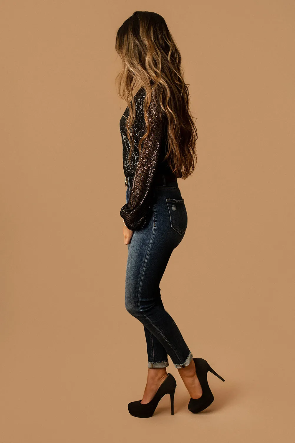 Amber Dark Wash Skinny Jeans | FINAL SALE