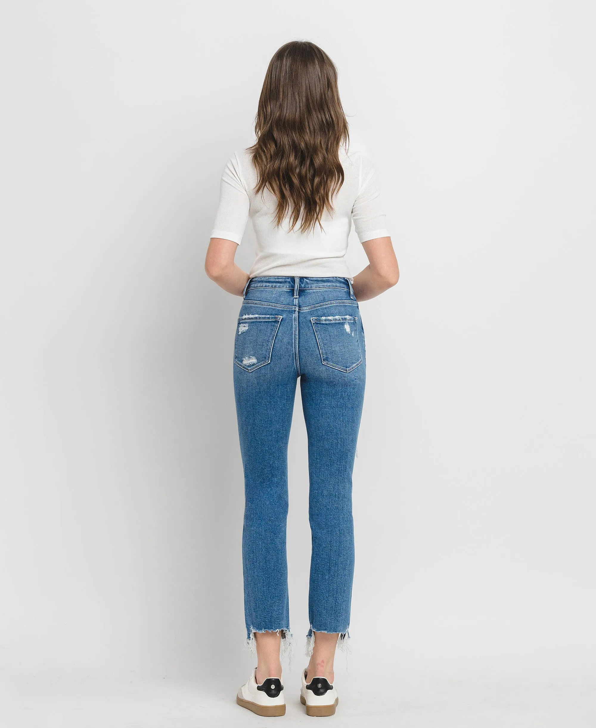 Ardor - High Rise Slim Straight Jeans