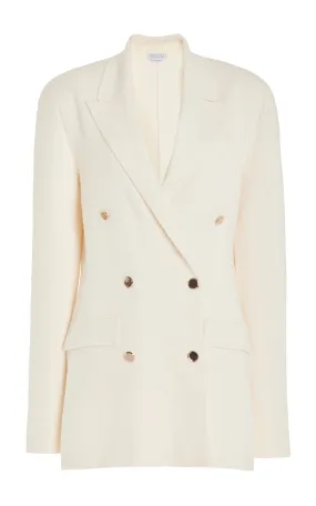 Bowen Knit Jacket in Ivory Wool