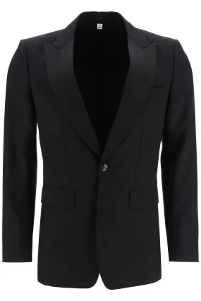 Burberry Tuxedo Jacket With Jacquard Details