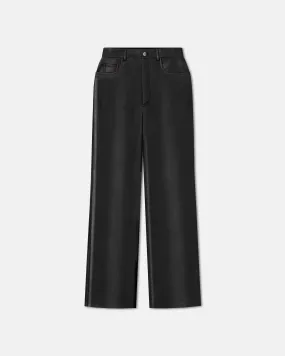 Camma - Straight Leg Trousers - Black