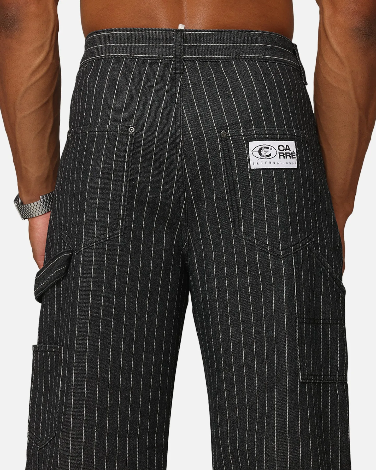 Carre Pinstripe Astoria Pant Black Pinstripe