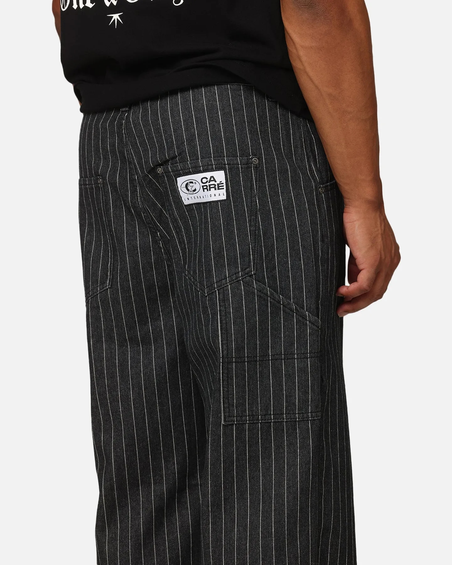 Carre Pinstripe Astoria Pant Black Pinstripe