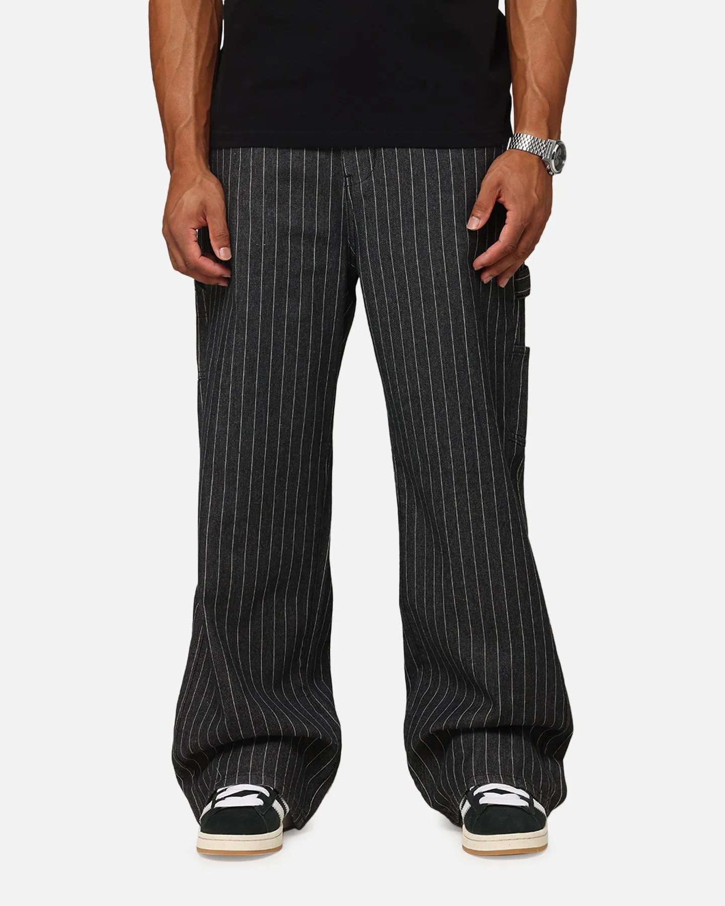 Carre Pinstripe Astoria Pant Black Pinstripe