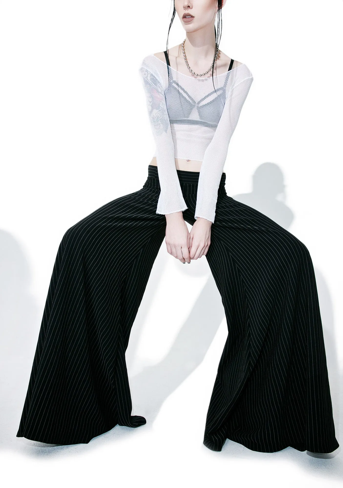 Deep Step Wide Leg Pants