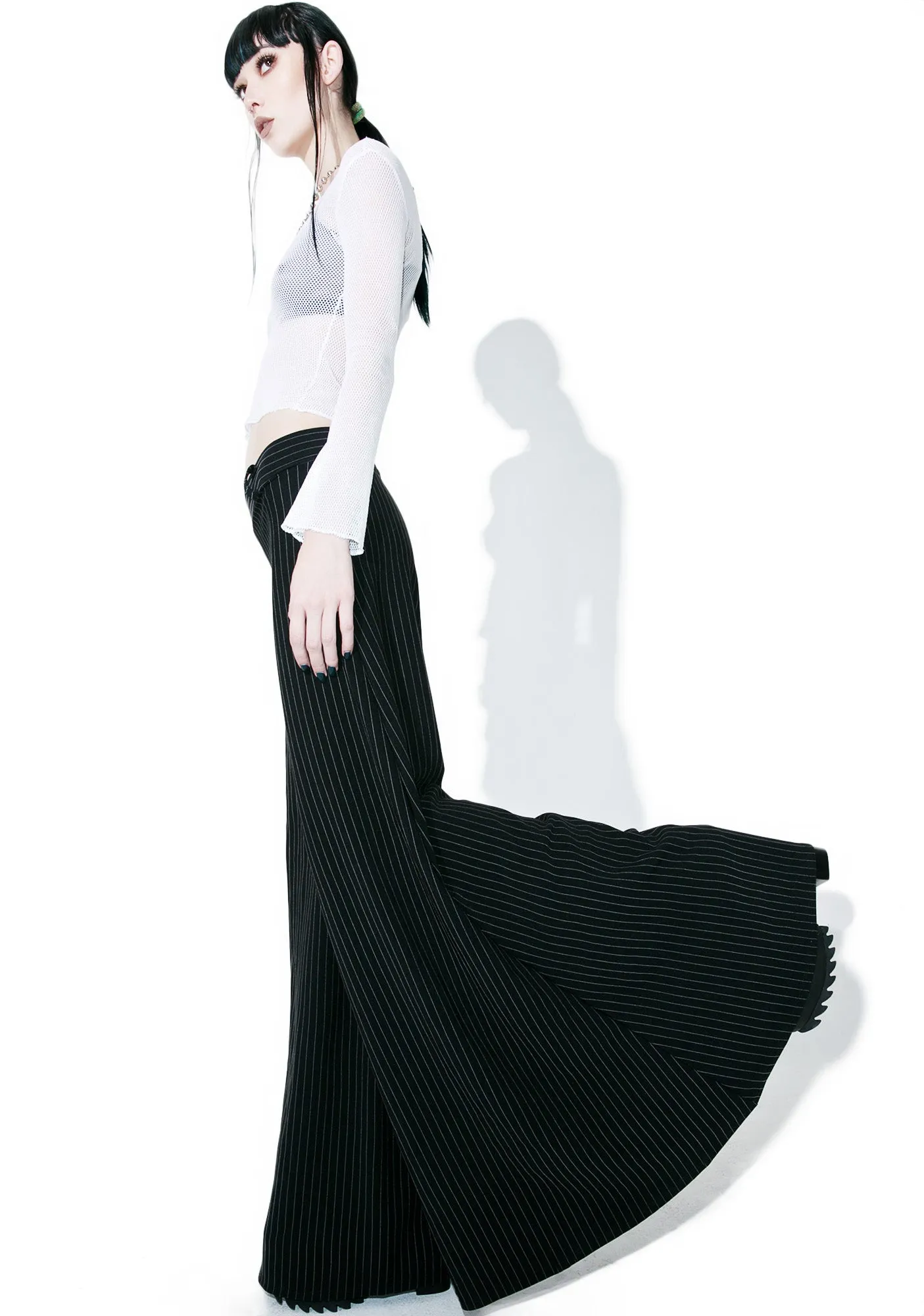 Deep Step Wide Leg Pants