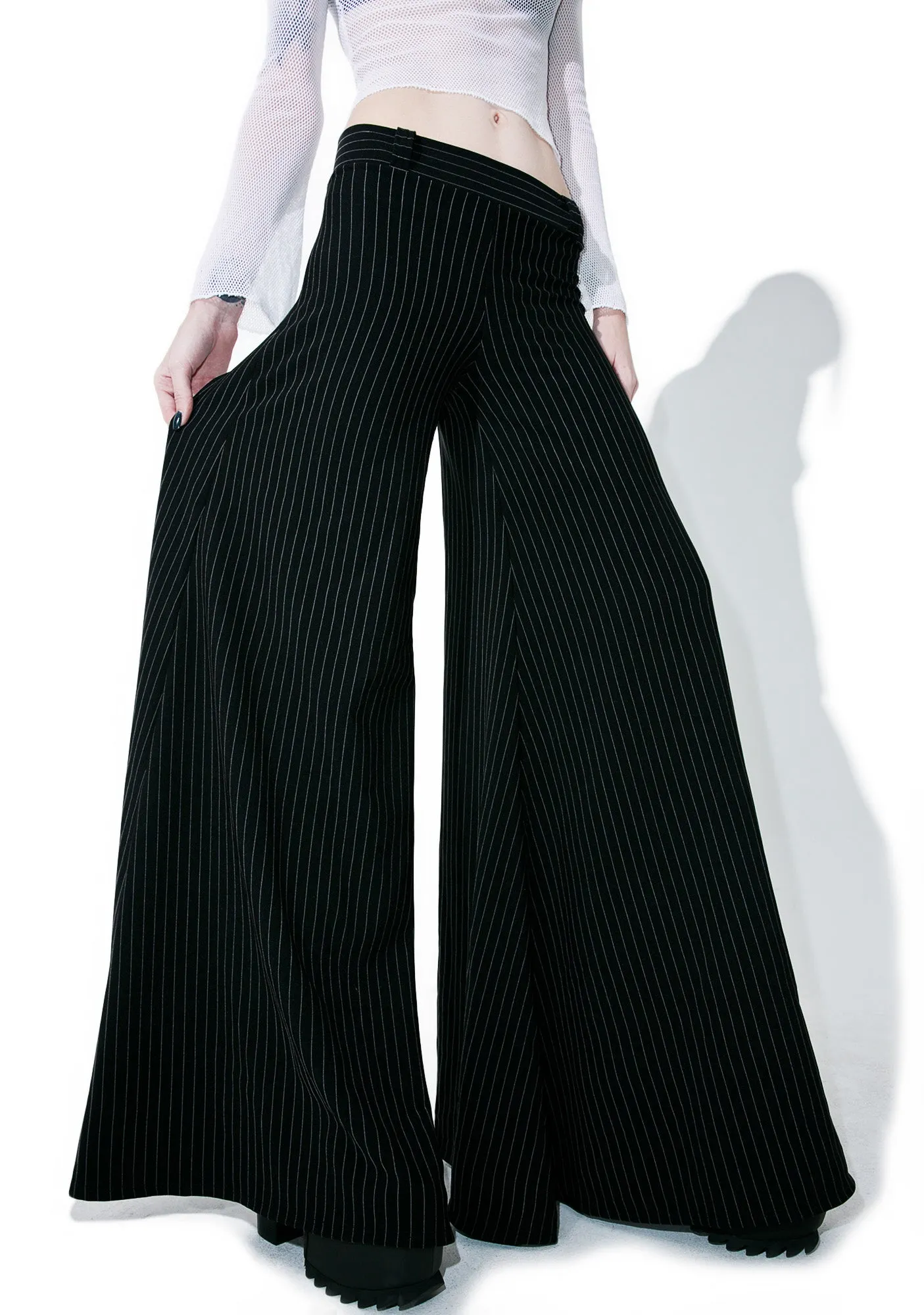 Deep Step Wide Leg Pants