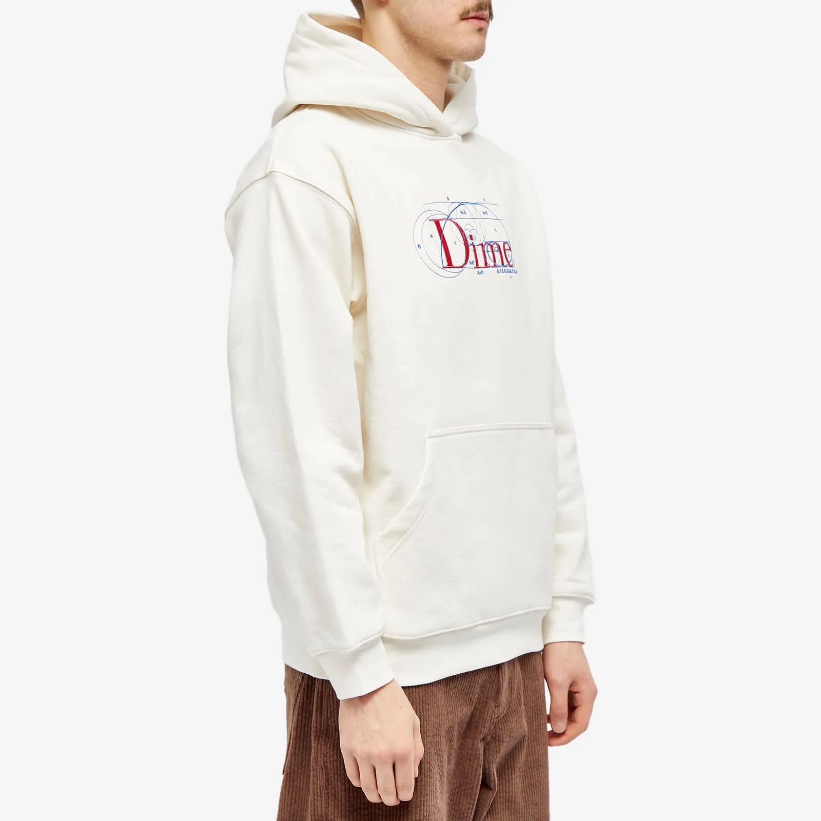 Dime Classic Ratio Hoodie, Bone