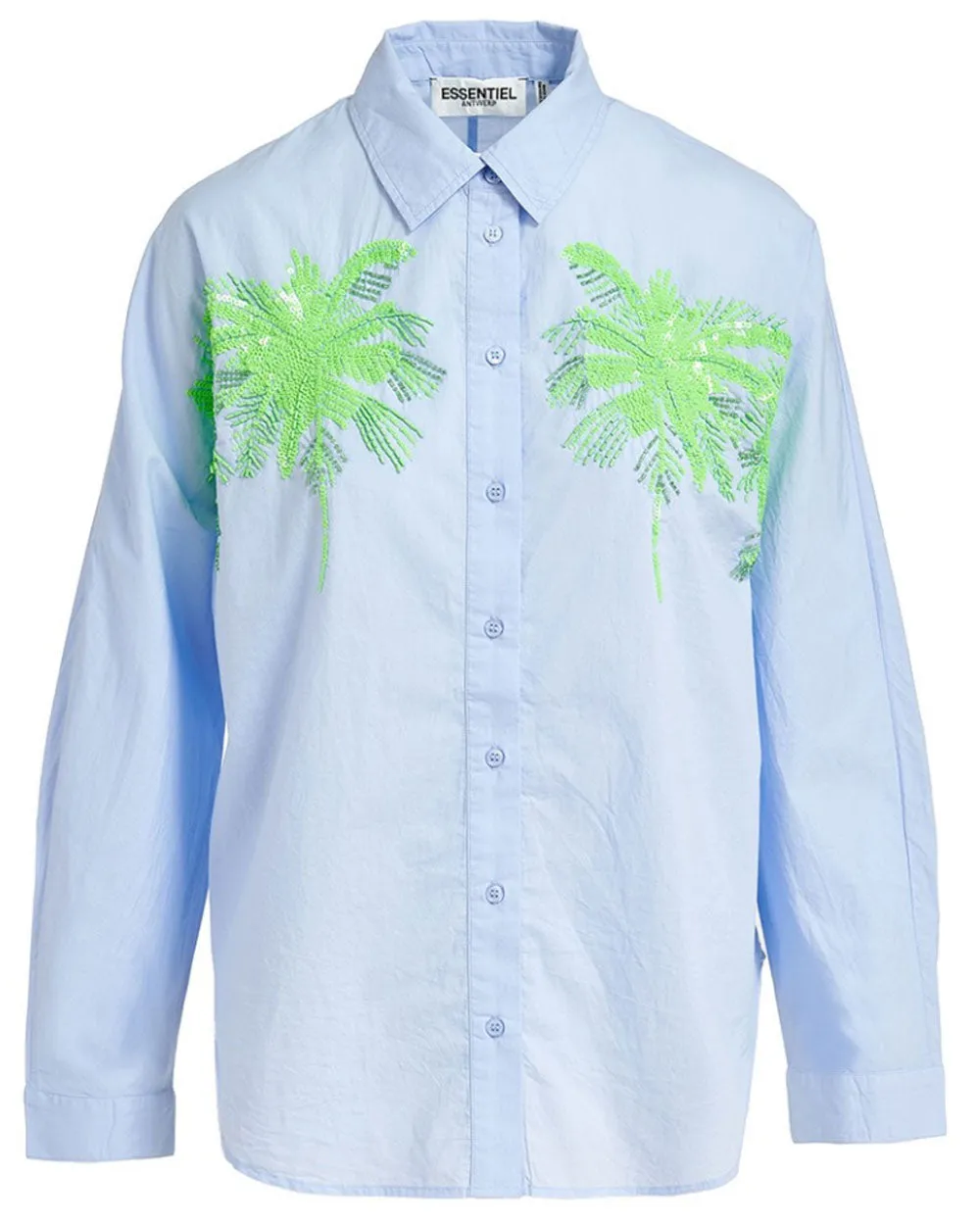 Feeling Blue Embellished Fresh Shirt