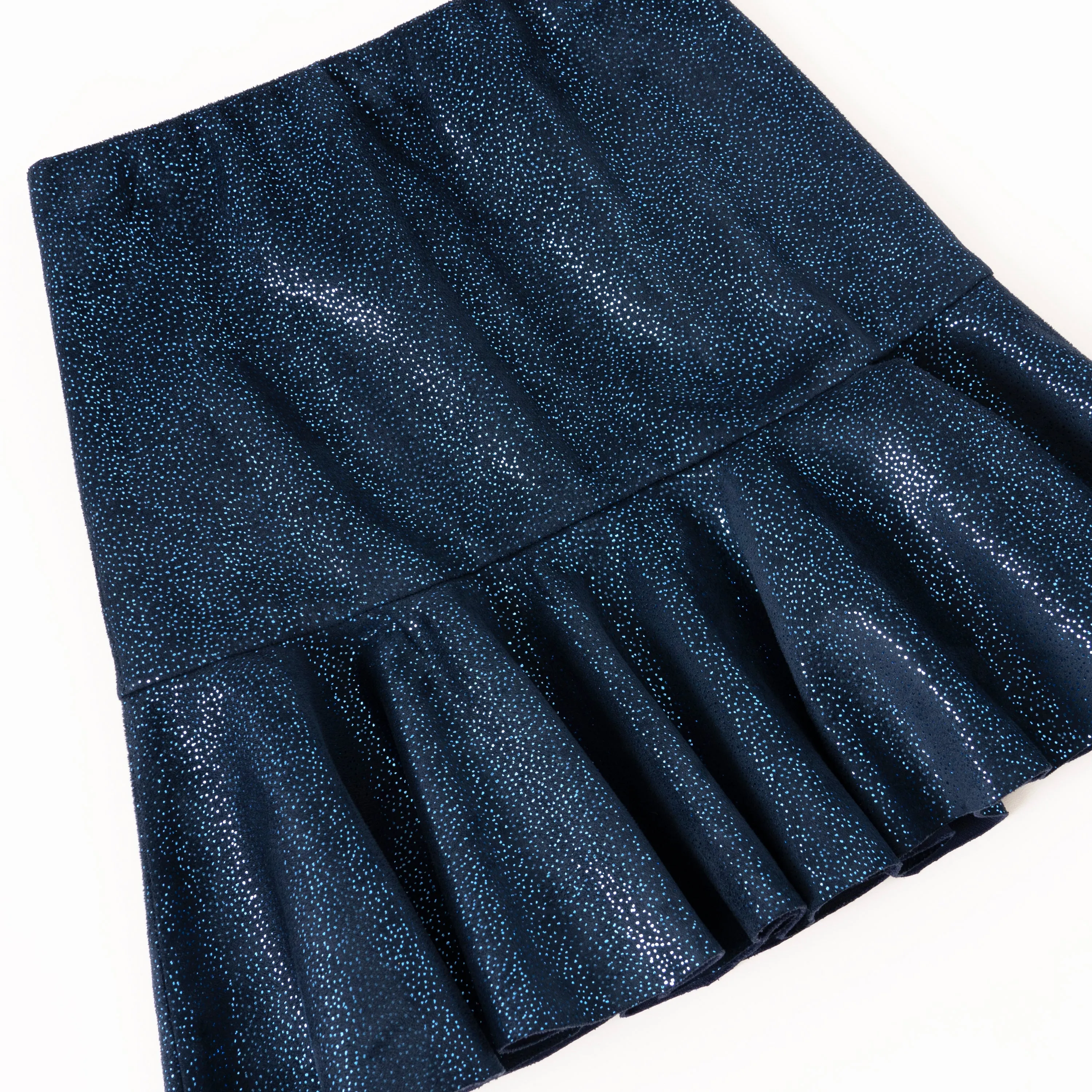 Foil Dot Flounce Skirt