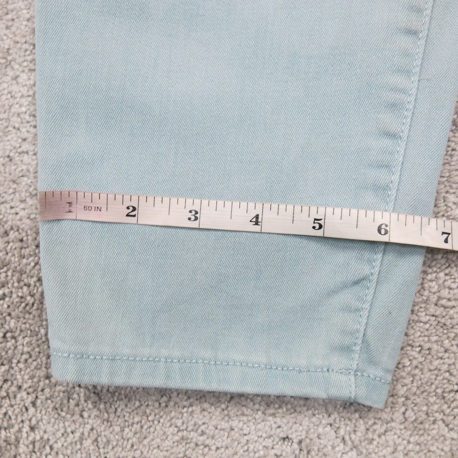 Gap Womens 3 Regular Legging Jeans Denim Stretch Mid Rise Light Blue Size 33