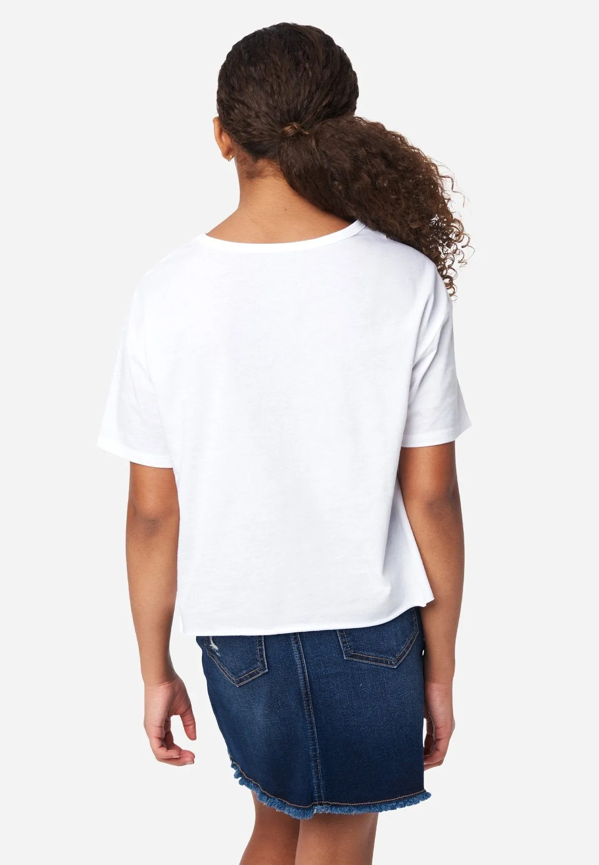 Graphic Scoop-Neck Tee