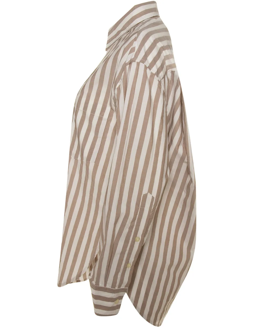 Havana Stripe Button Up Shirt