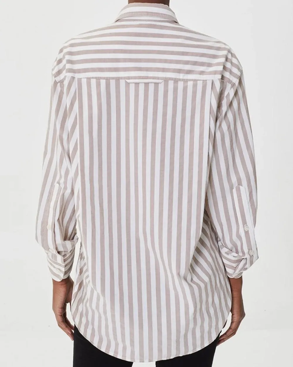 Havana Stripe Button Up Shirt