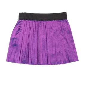 IRIDESCENT PLEATED SKIRT