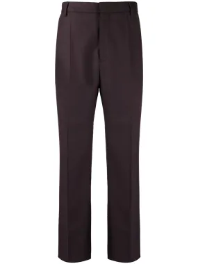 Jun Twill Straight-Leg Trousers