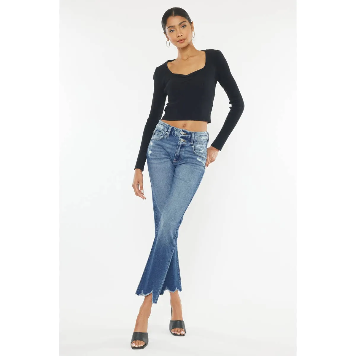 Kancan High Rise, Slim Straight Jeans