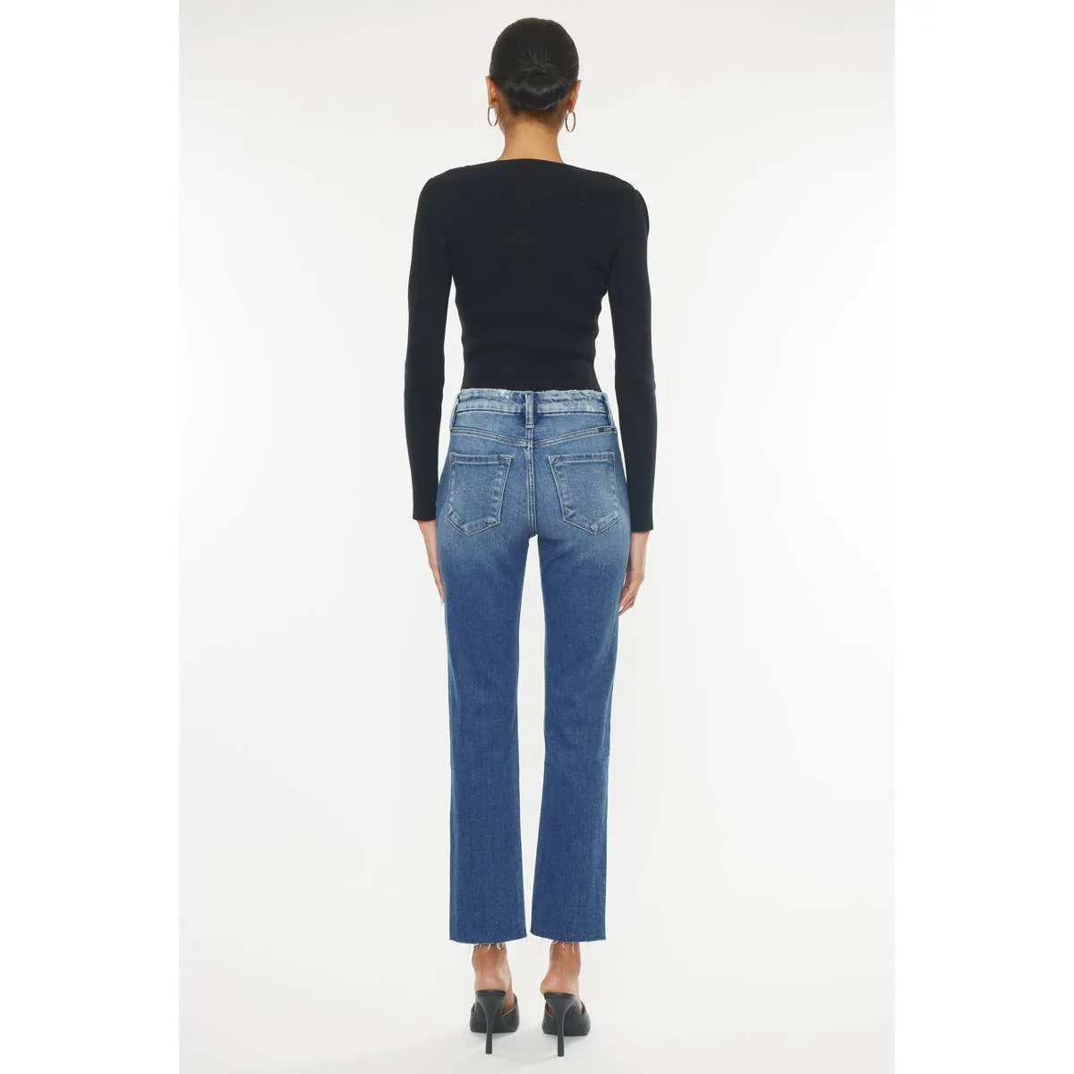 Kancan High Rise, Slim Straight Jeans