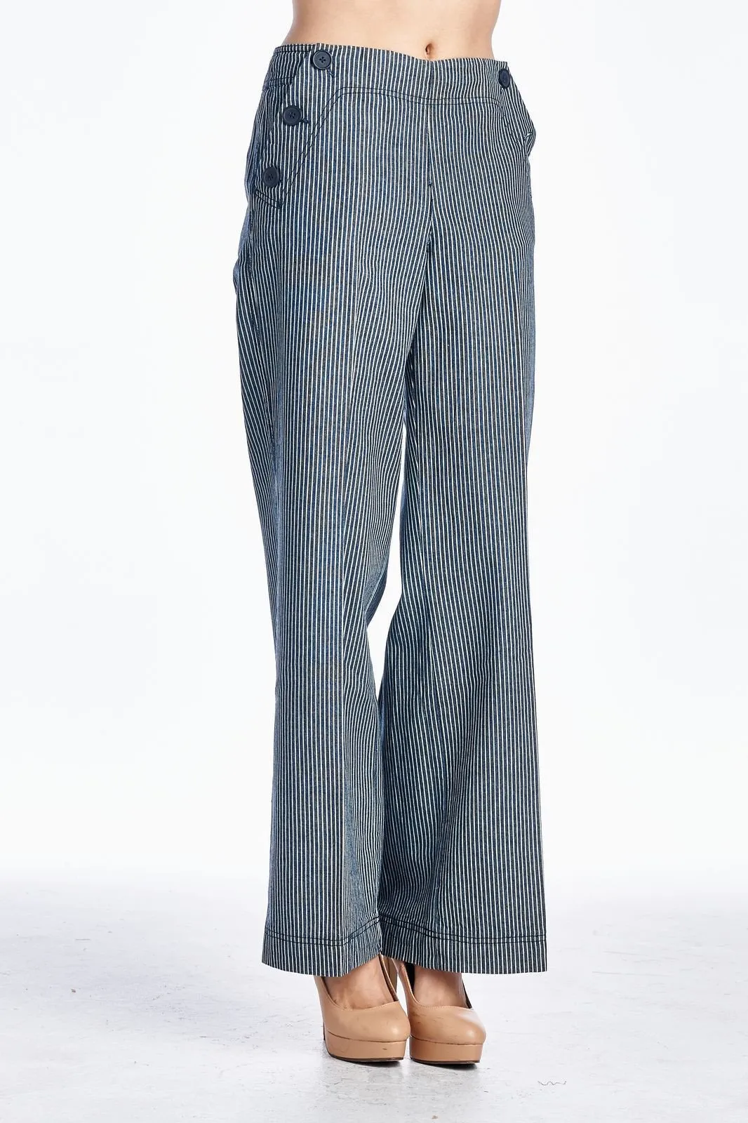 Larry Levine Pinstripe Pants