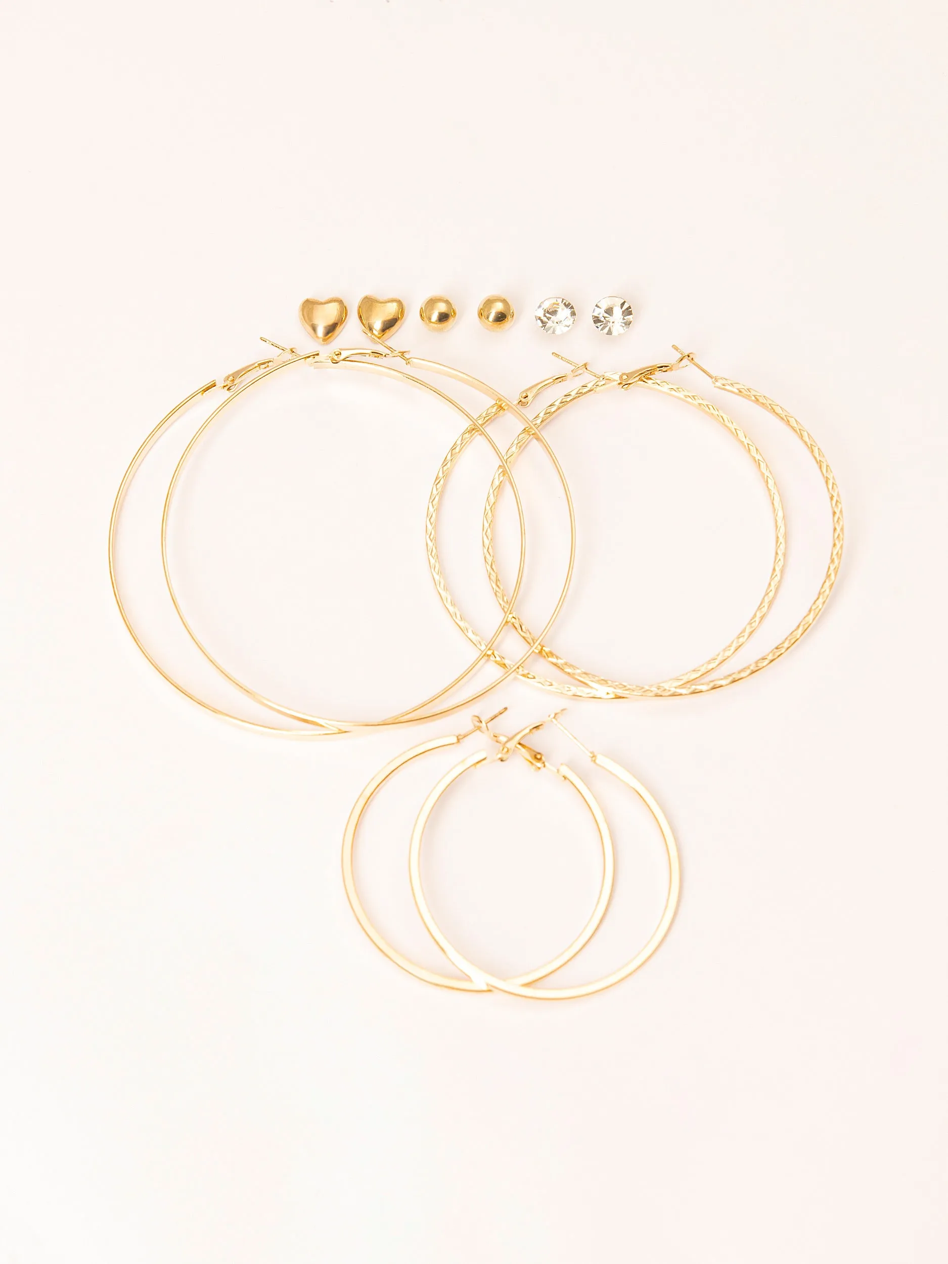 Metallic Earrings Set