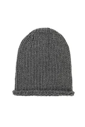 Mid Grey Luxe Chunky Cashmere Hat