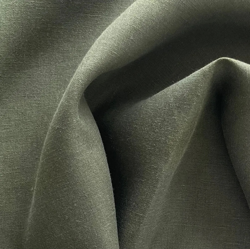 Mid-Weight Laurel Green Linen (Made in Italy)