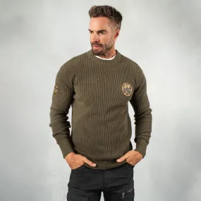 Military Badge Knitwear Fatigue