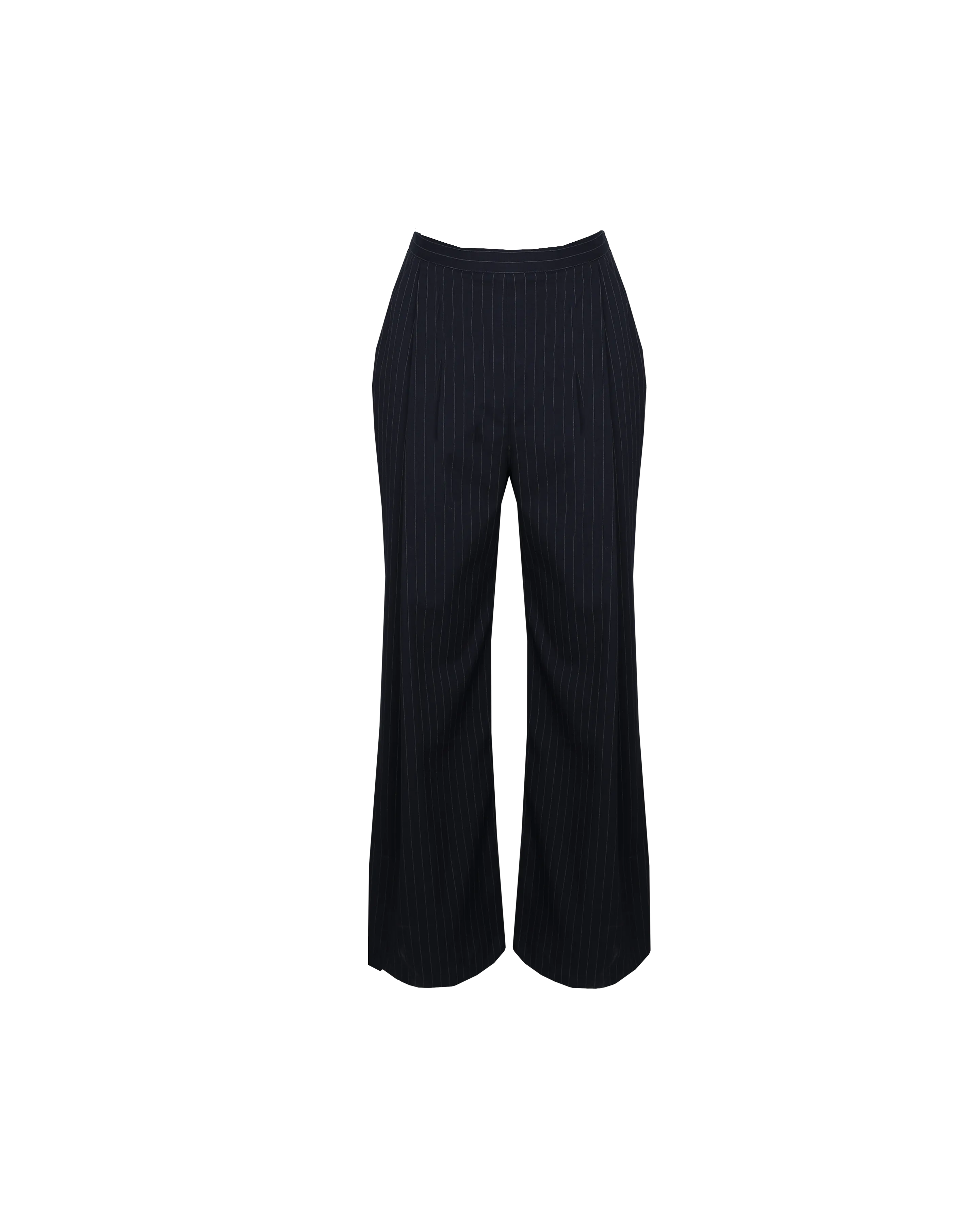 MILO TROUSER NAVY PINSTRIPE