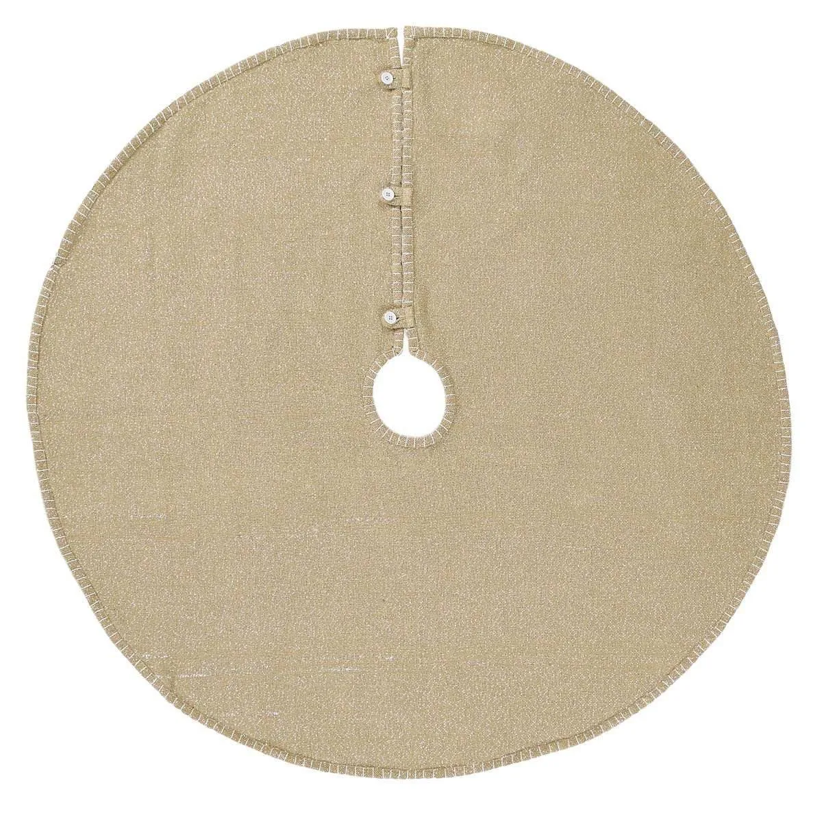 Nowell Natural Christmas Tree Skirt 48 VHC Brands