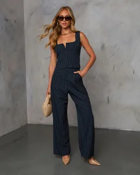 Out Of Sight High Waisted Pinstripe Pants