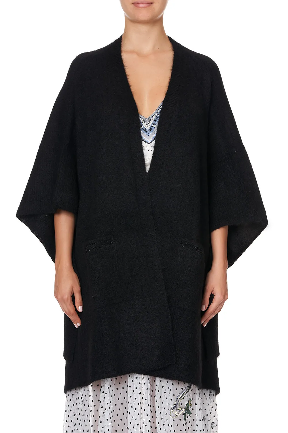 OVERSIZED PATCH POCKET CARDIGAN MOONLIT MUSINGS