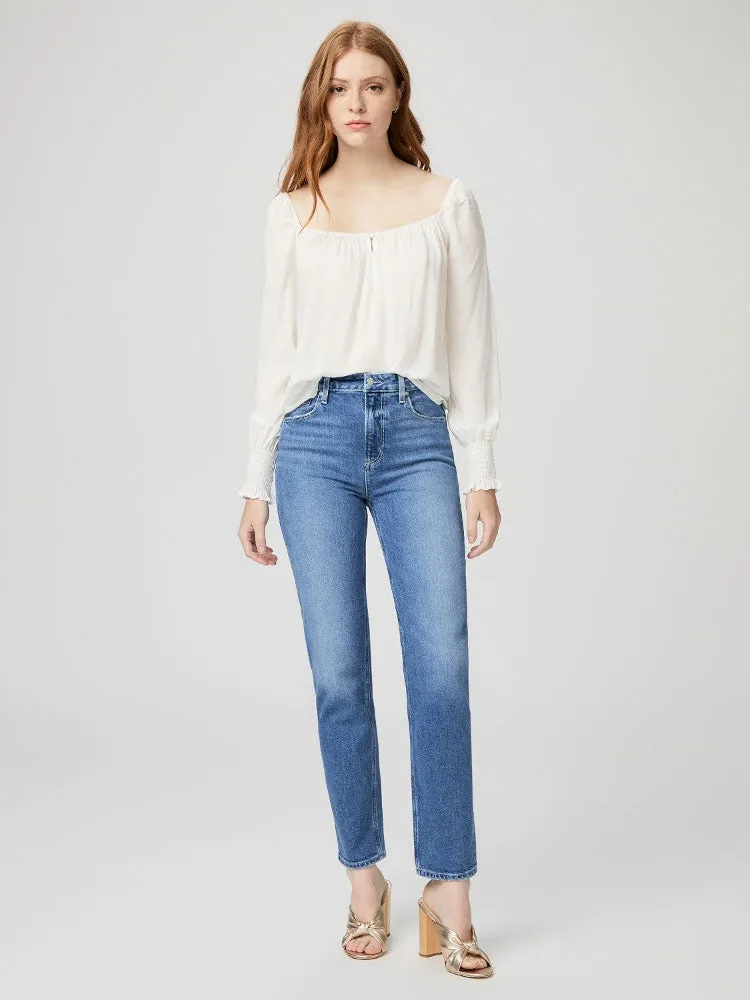 Paige Stella Straight Jeans Volar Distressed