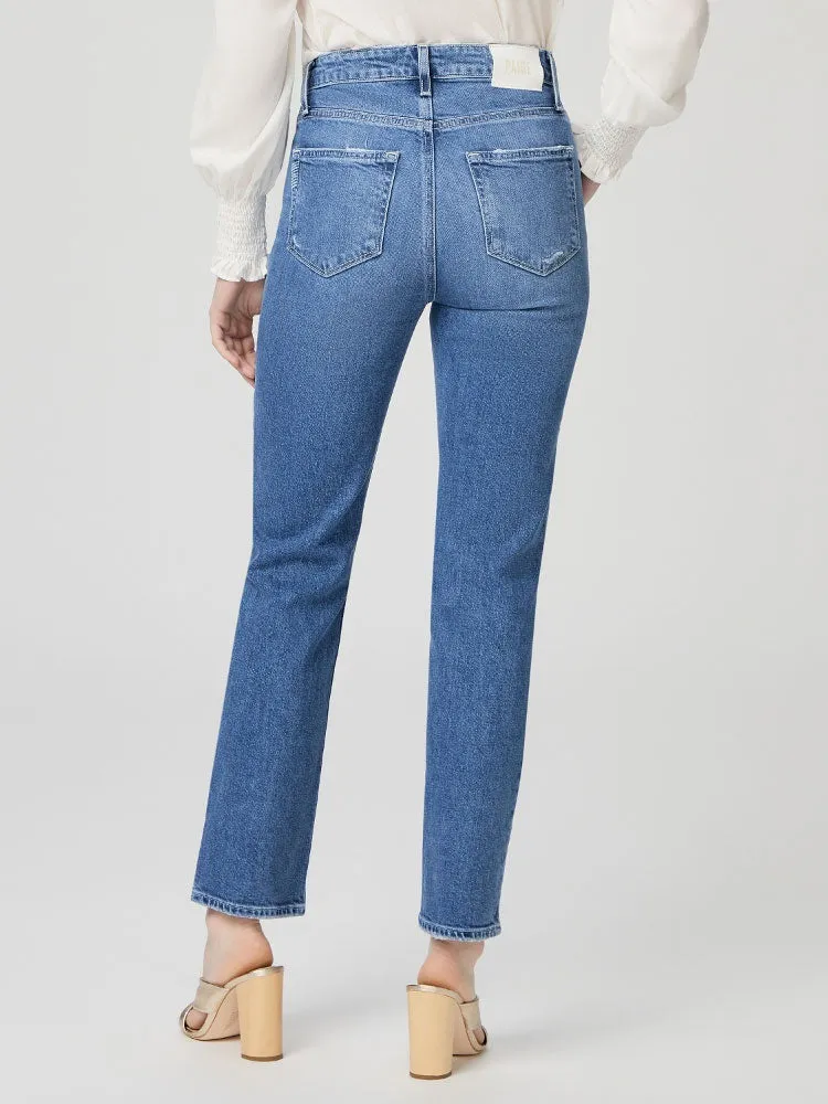 Paige Stella Straight Jeans Volar Distressed