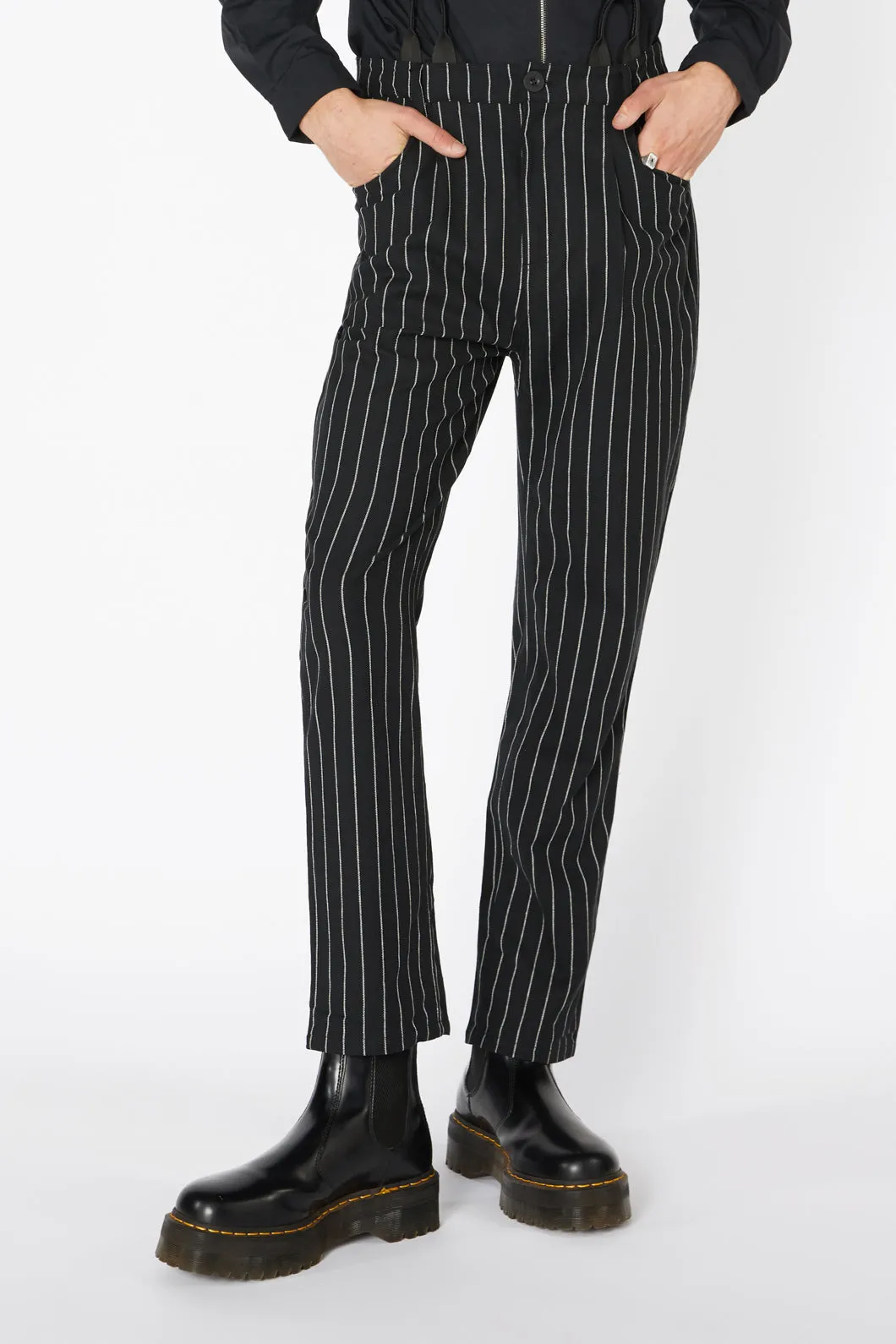 Pin Stripe Bracer Pant