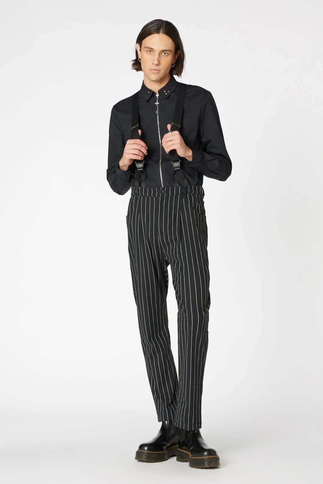 Pin Stripe Bracer Pant