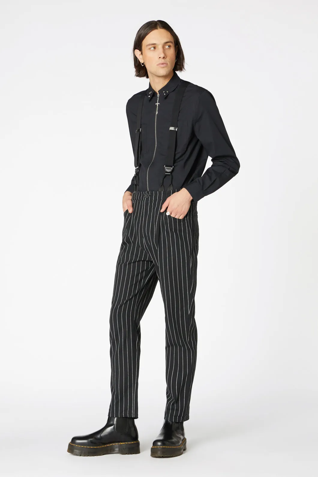 Pin Stripe Bracer Pant