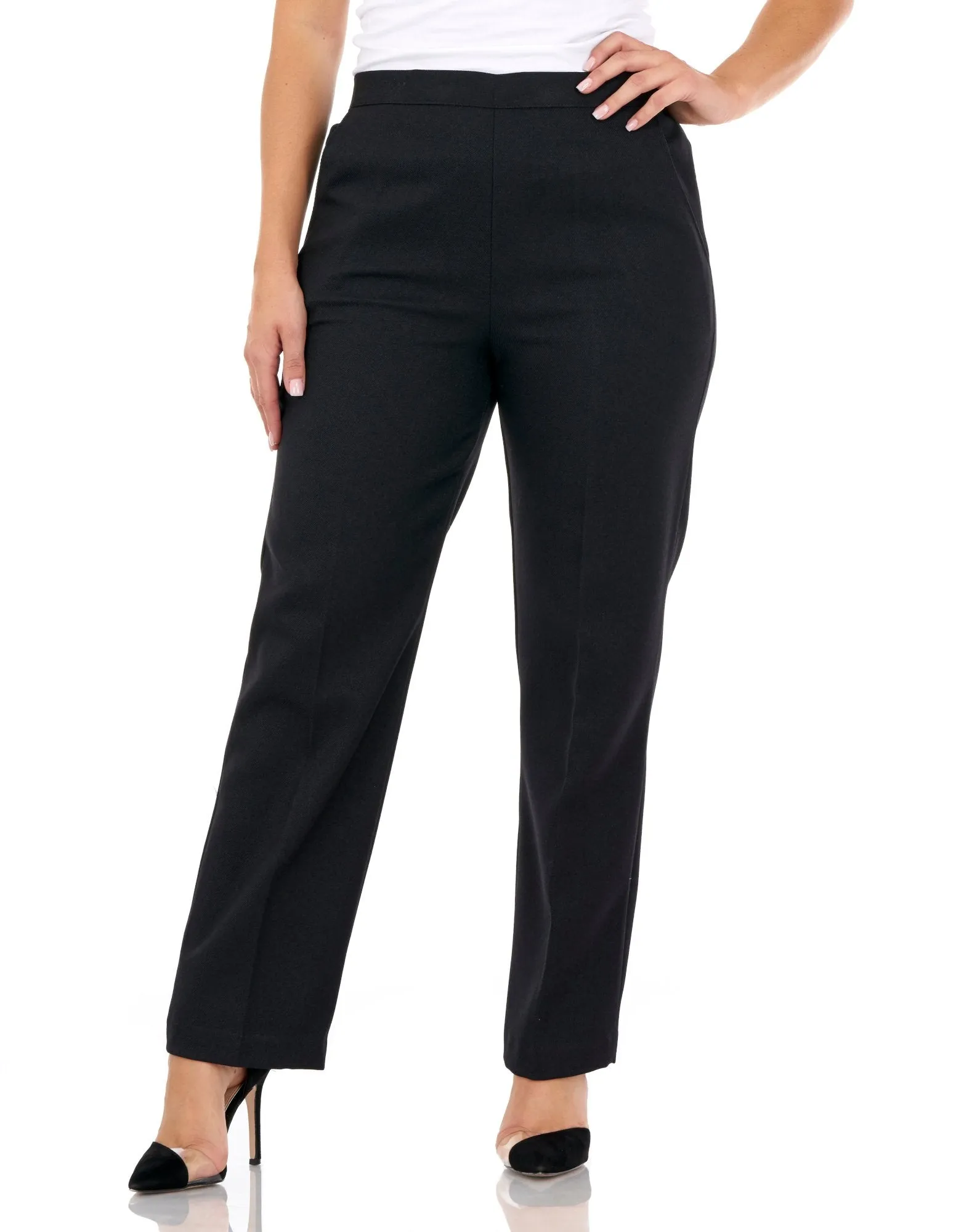 Pinns  Classic Trousers with elasticated waist Short or Reg Length Navy 108Pbt