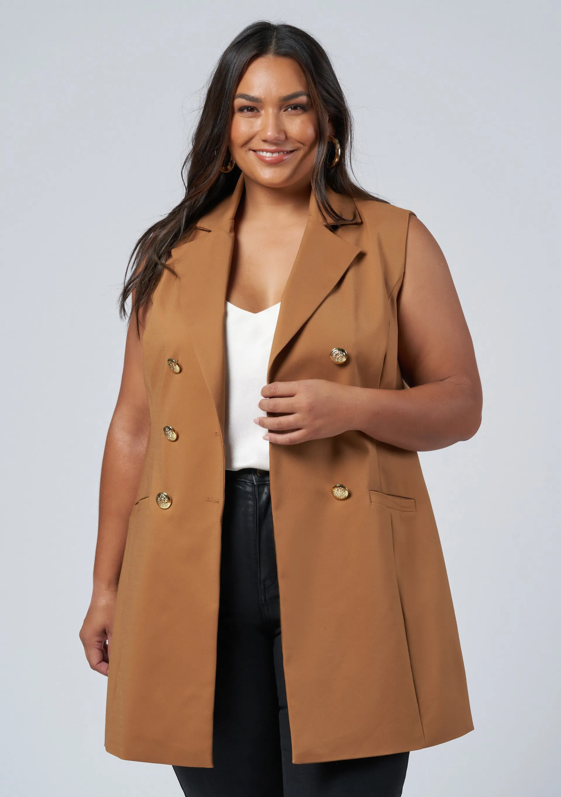 Shiloh Sleeveless Blazer