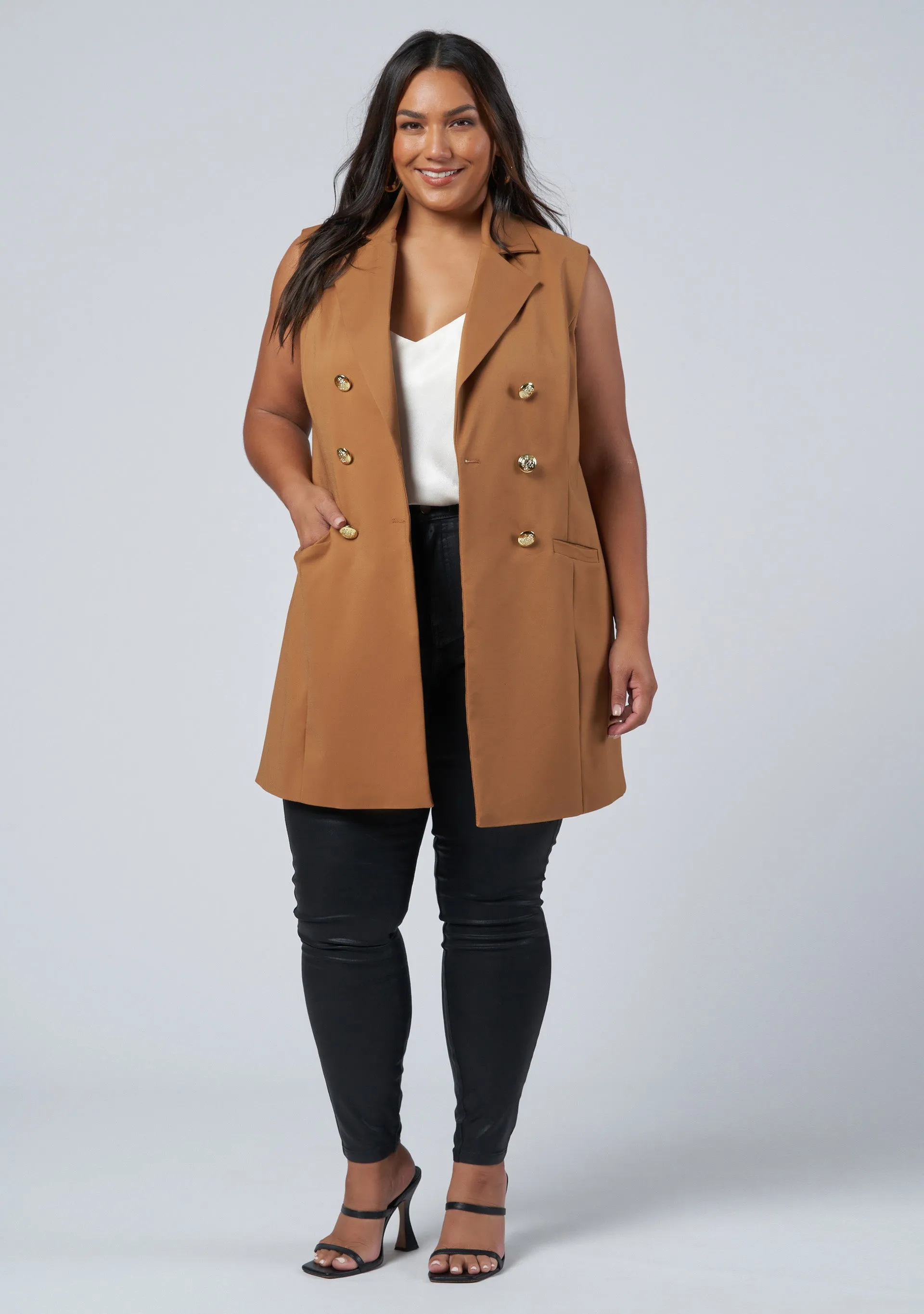 Shiloh Sleeveless Blazer