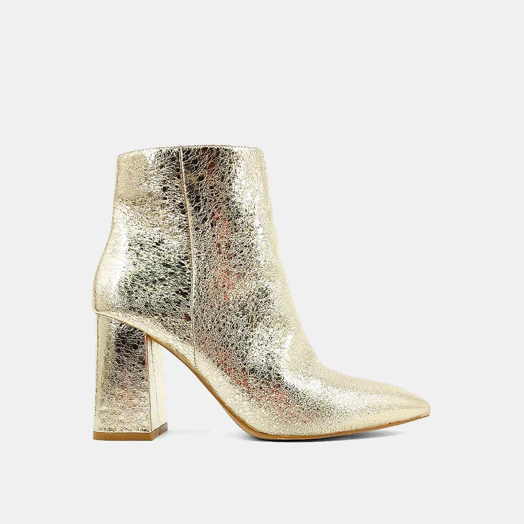 Shu Shop Gold Veronica Boots