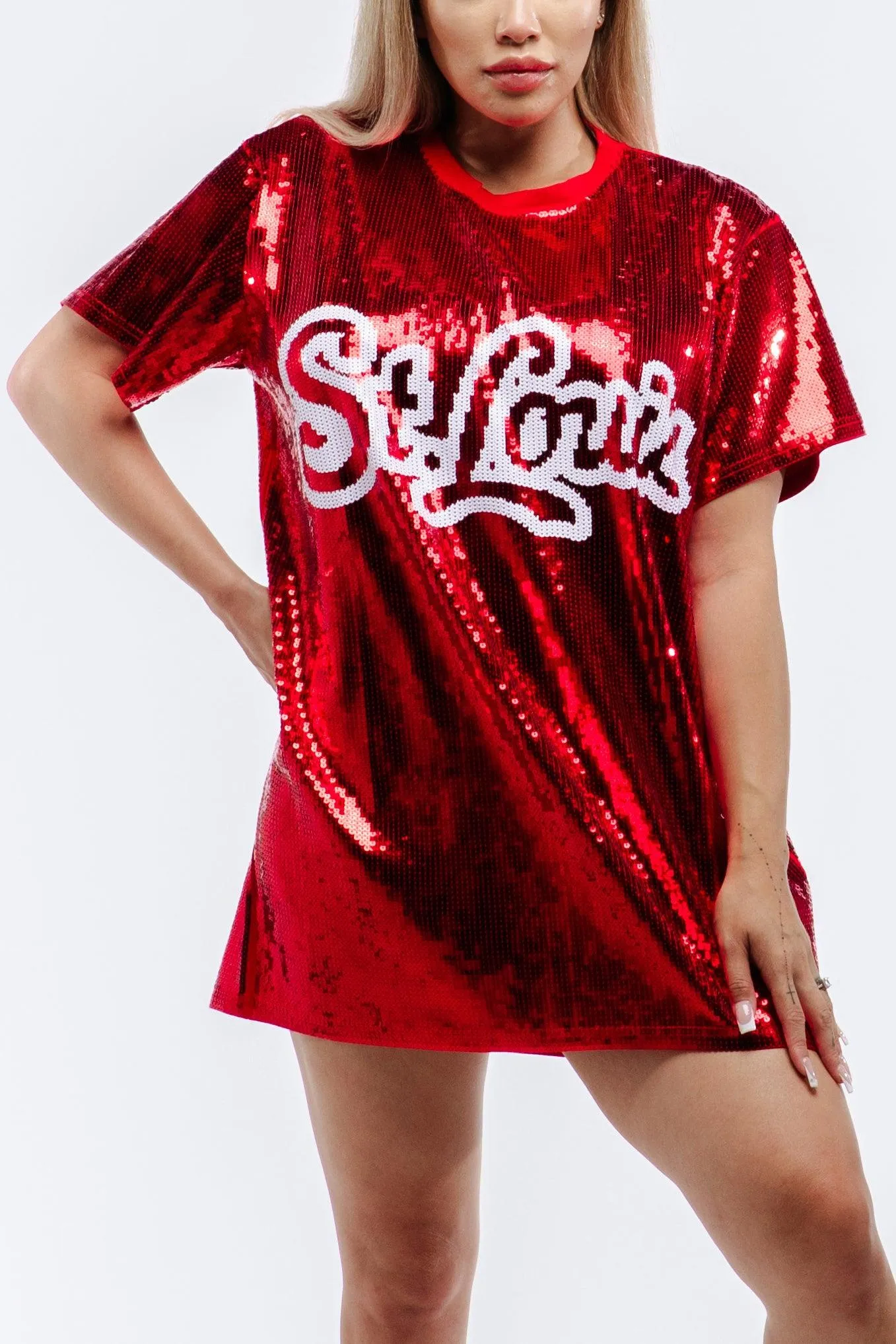 St. Louis Baseball Sequin Dress