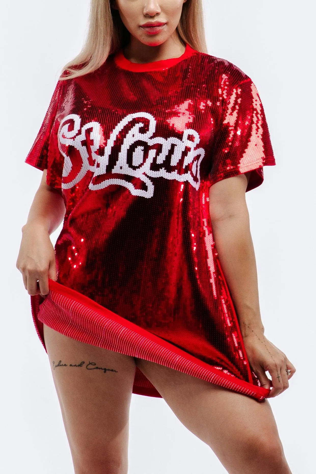 St. Louis Baseball Sequin Dress