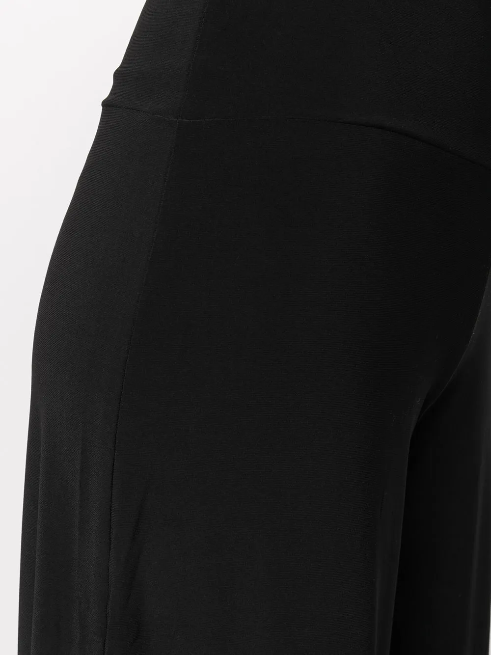 Straight leg black trousers