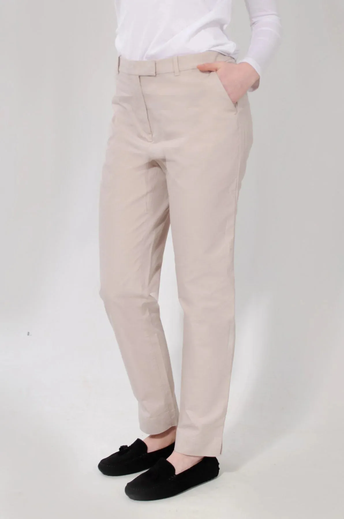 Straight Leg Chino Trousers