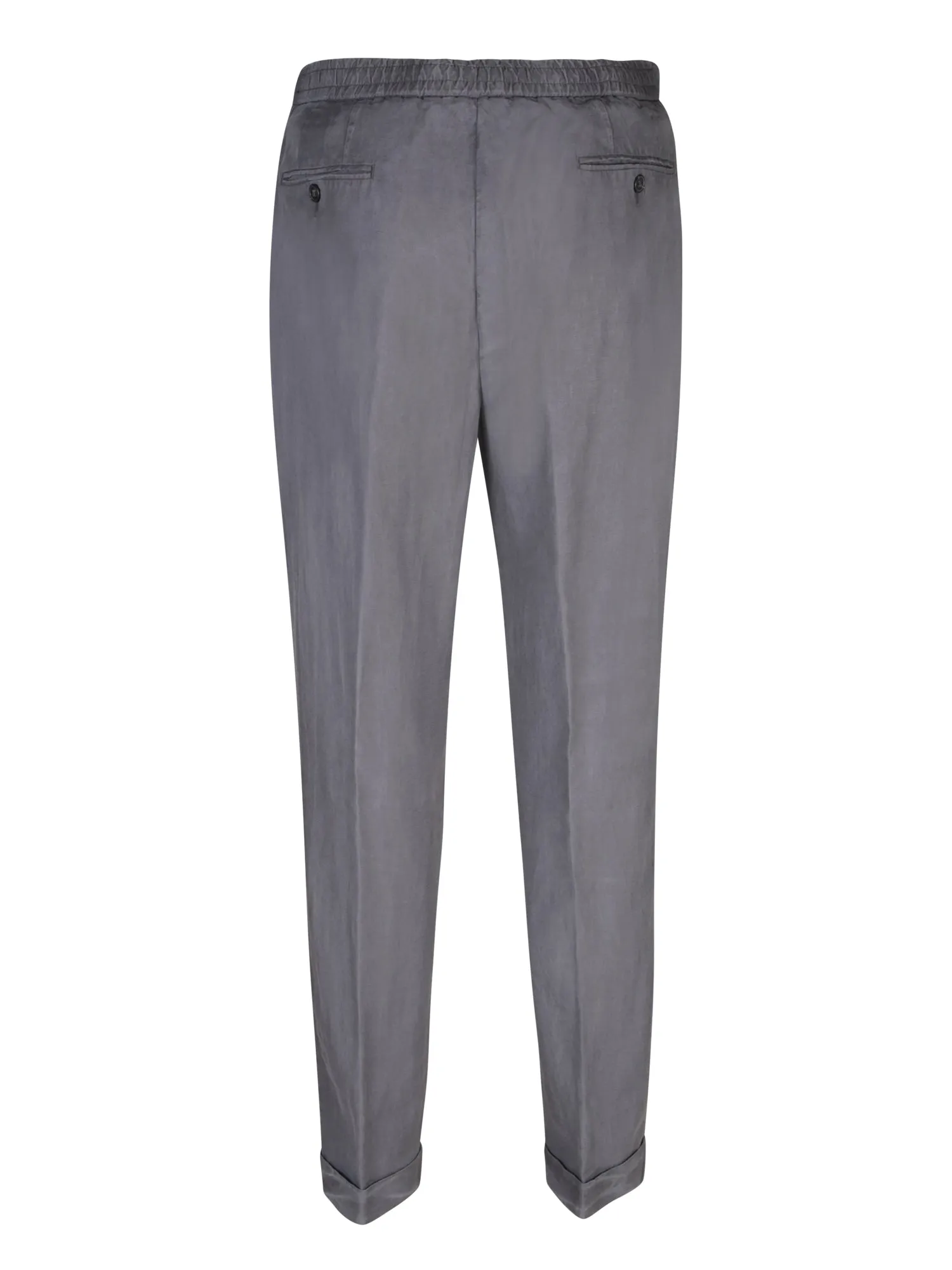 Straight leg grey trousers