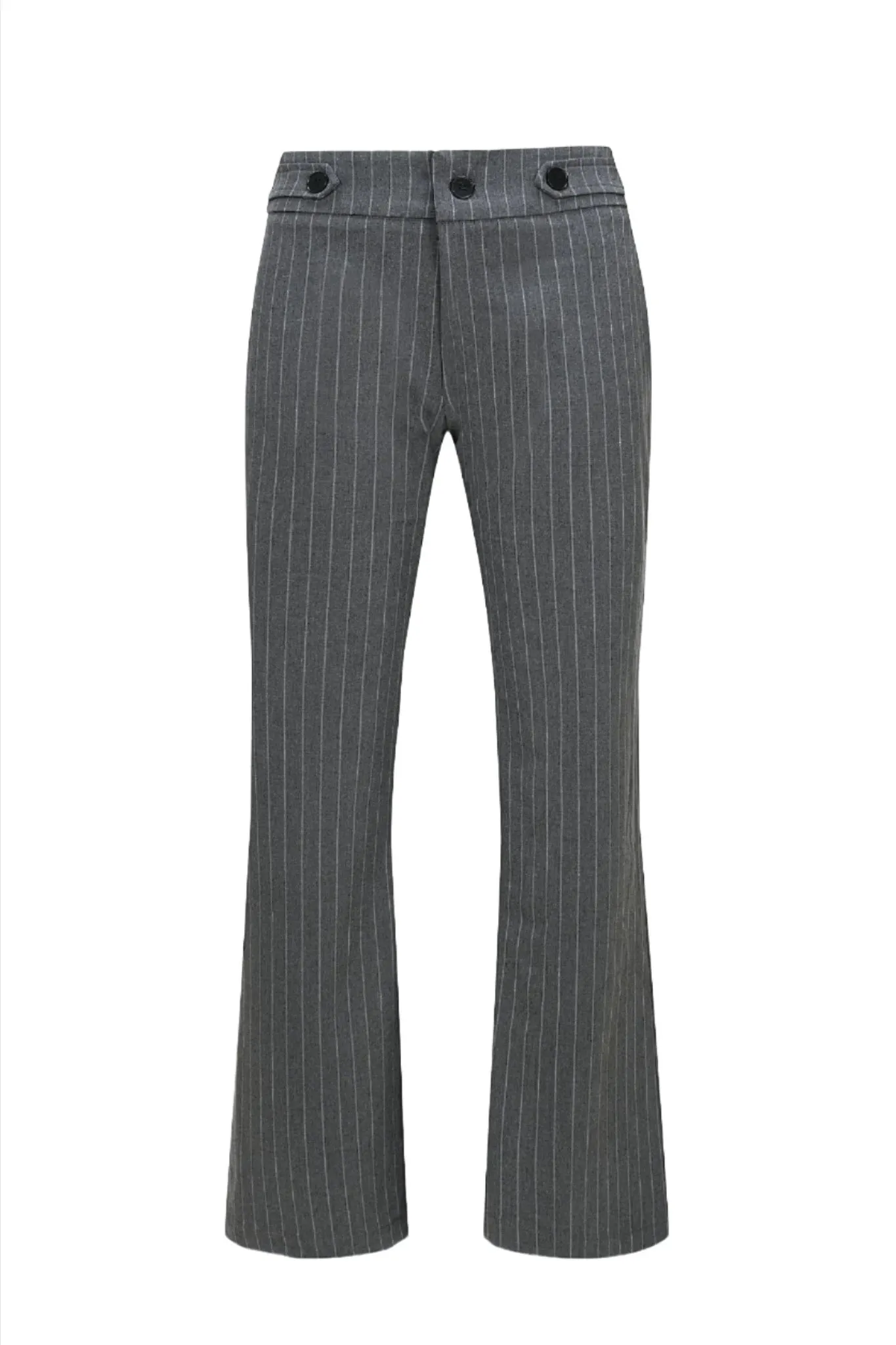 The Kript - "York Pants" - Grey High Rise