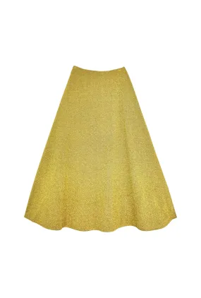 The Laura Skirt - Gold Sparkle