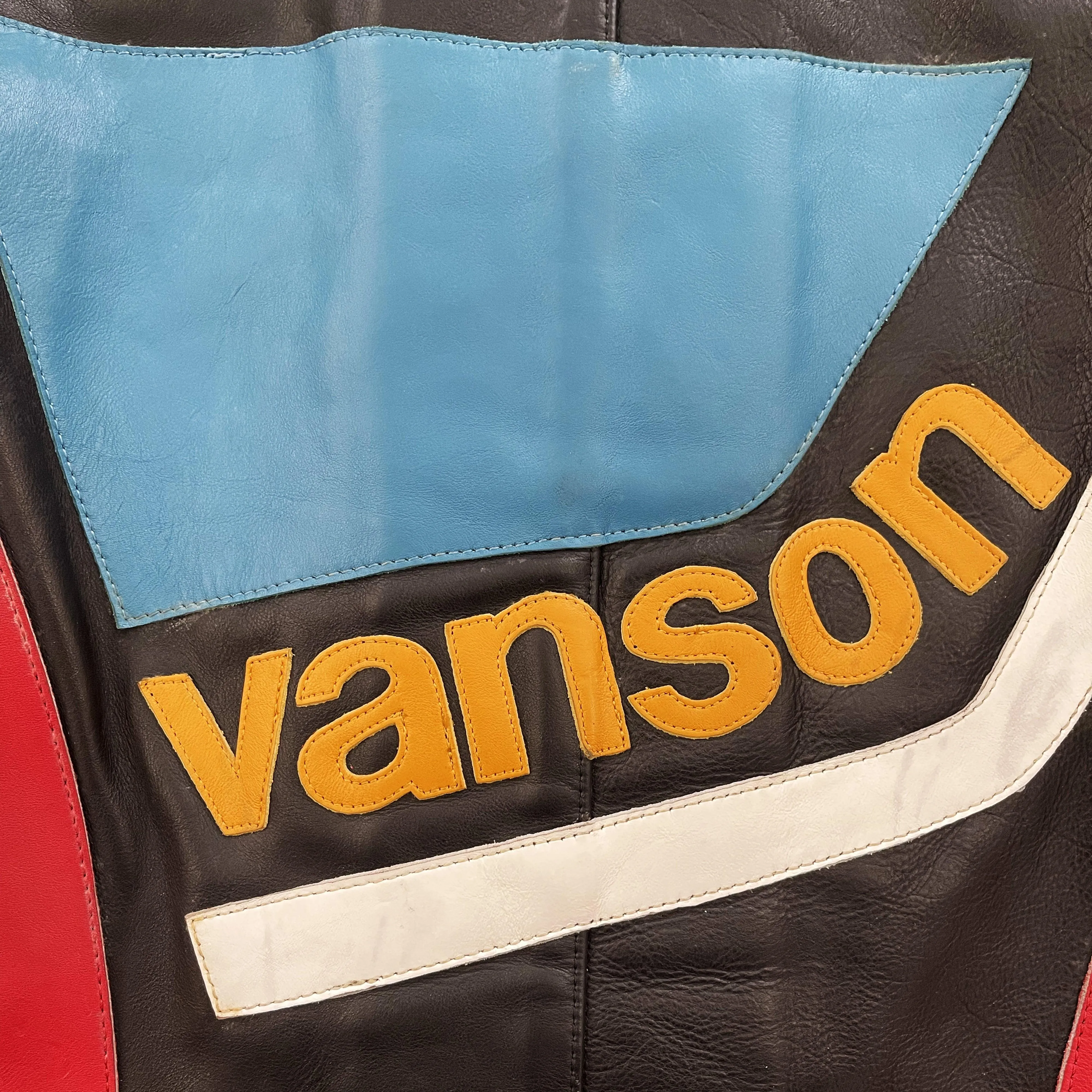 Vanson Leathers Motorcycle Racer Jacket - M