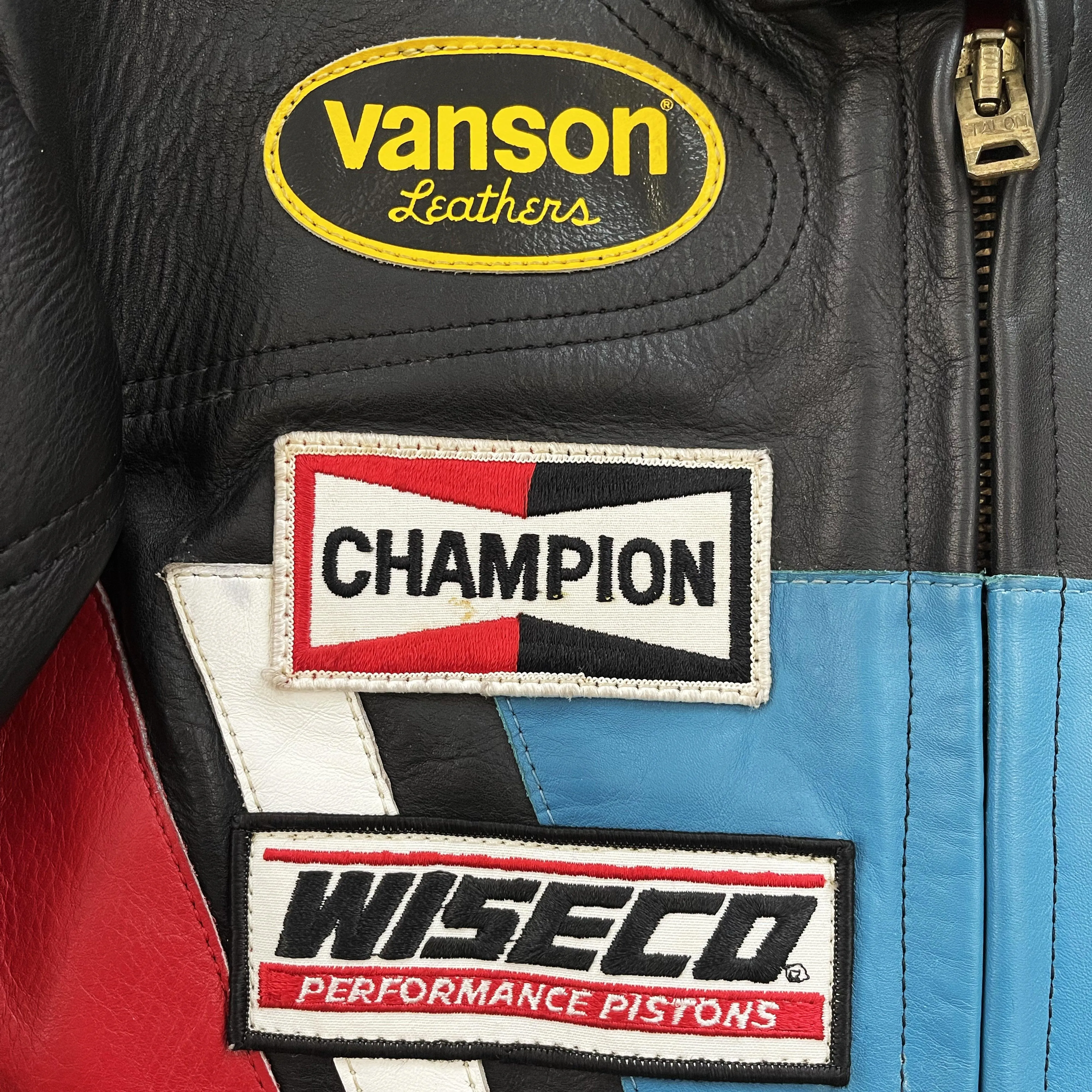 Vanson Leathers Motorcycle Racer Jacket - M