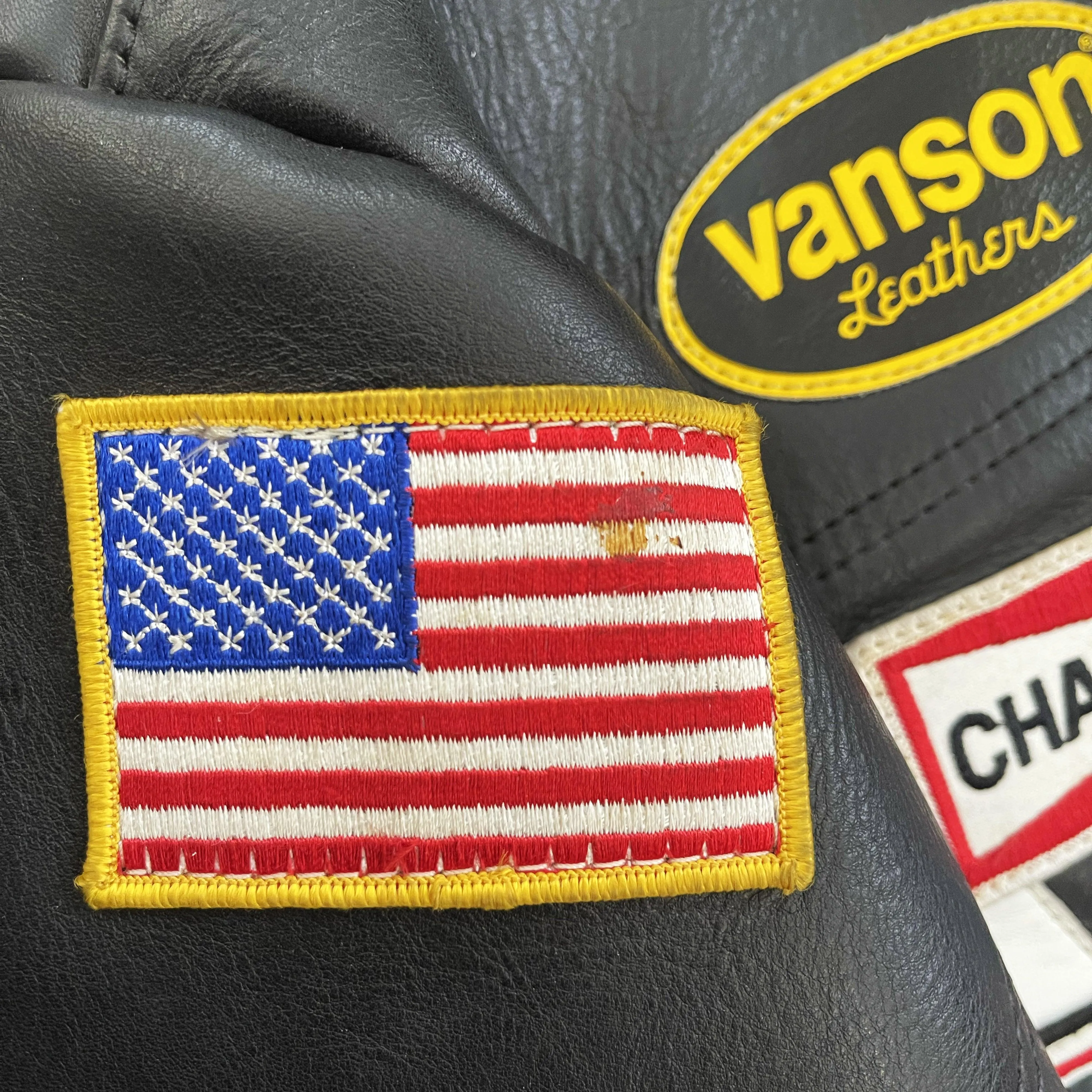 Vanson Leathers Motorcycle Racer Jacket - M